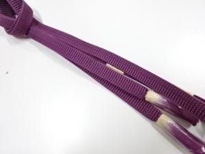 未使用品　正絹　撚り房　手組帯締め